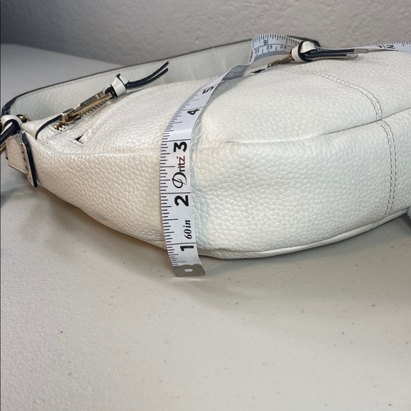 Lodis Ivory Leather Crossbody Bag - Picture 6 of 13